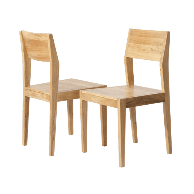 Wooden dining chair