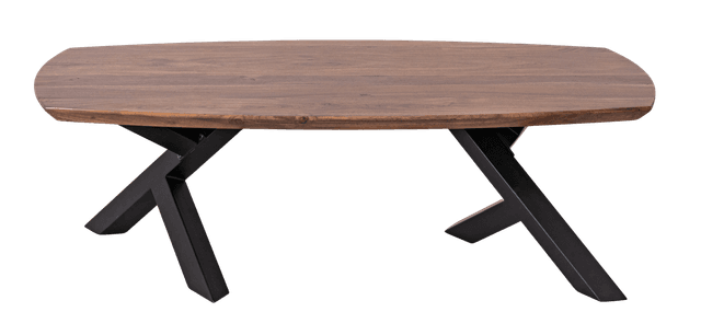 Danish coffee table with cryxtal leg