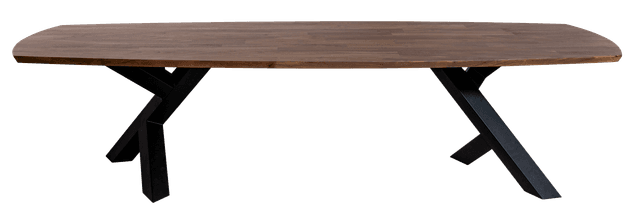 Danish dining table with cryxtal leg